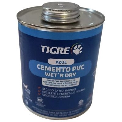 AD-ADHESIVO AZUL TRANSPARENTE PVC X 118ML TIGRE